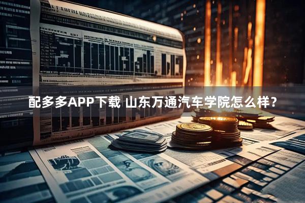 配多多APP下载 山东万通汽车学院怎么样？